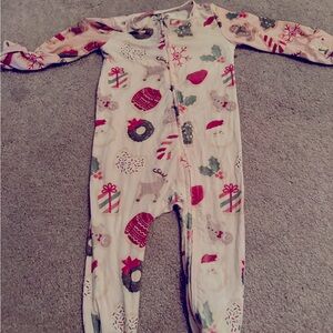 Caden lane pink Christmas pajama